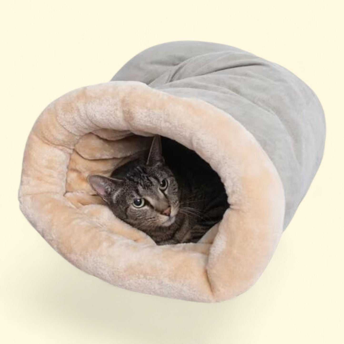 Armarkat Burrow Pet Cat Bed, Sage Green, Size:20"(L) x 14"(W) x 10"(H)
