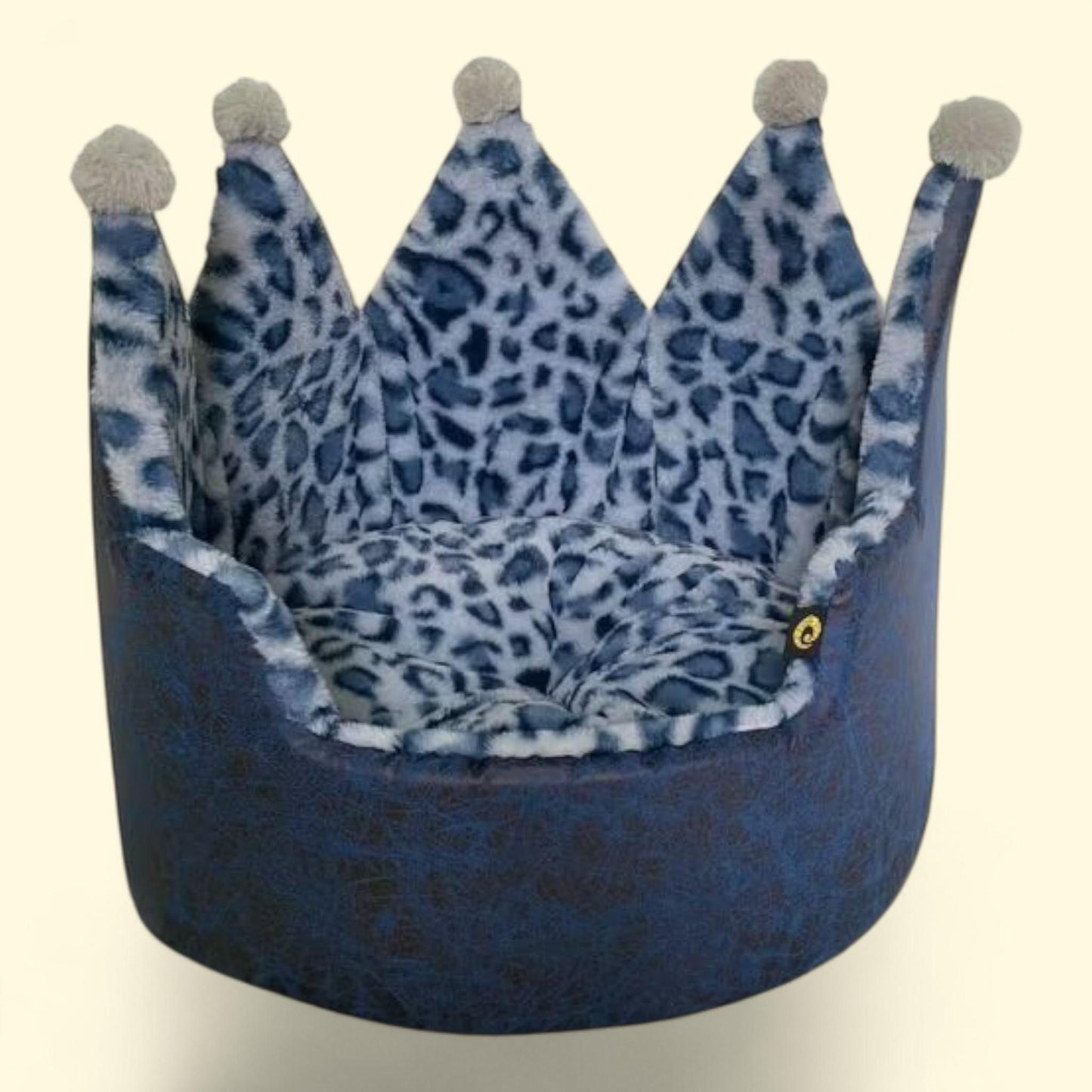Lit « Precious Tails » avec couronne à imprimé léopard, petit modèle