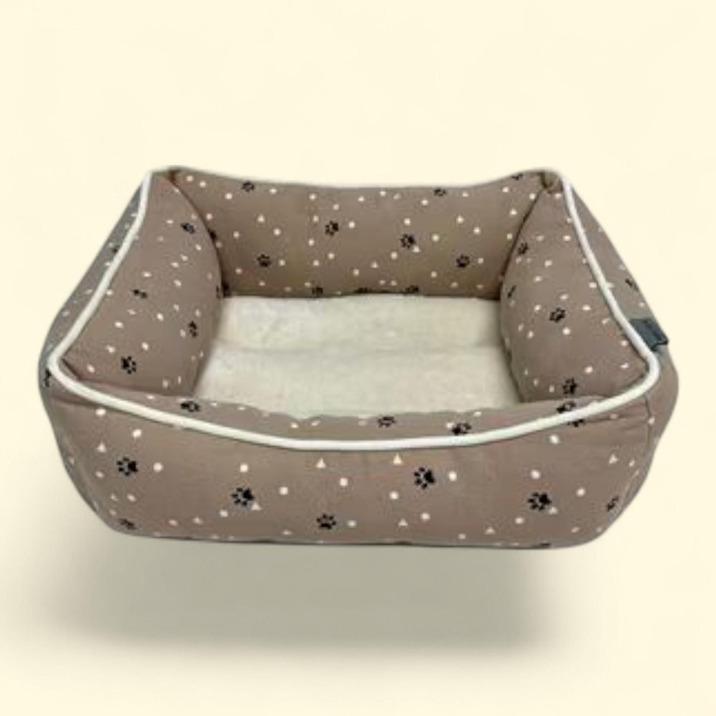 Paws and Décor Cuddler, Ultra-Plush Pet Bed -  Size