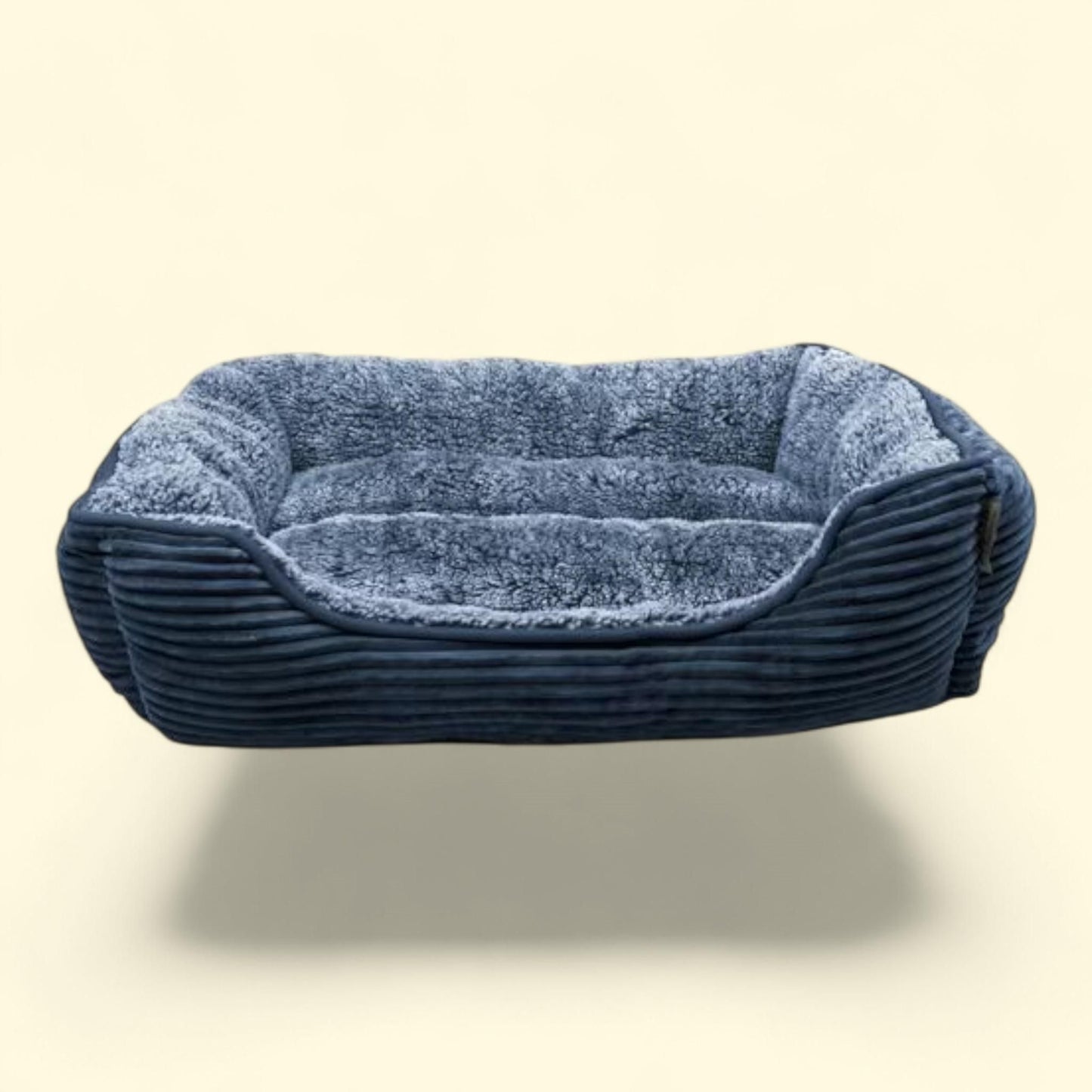 Precious Tails Cuddler Pet Bolster, Super Plush Corduroy Sherpa, Size