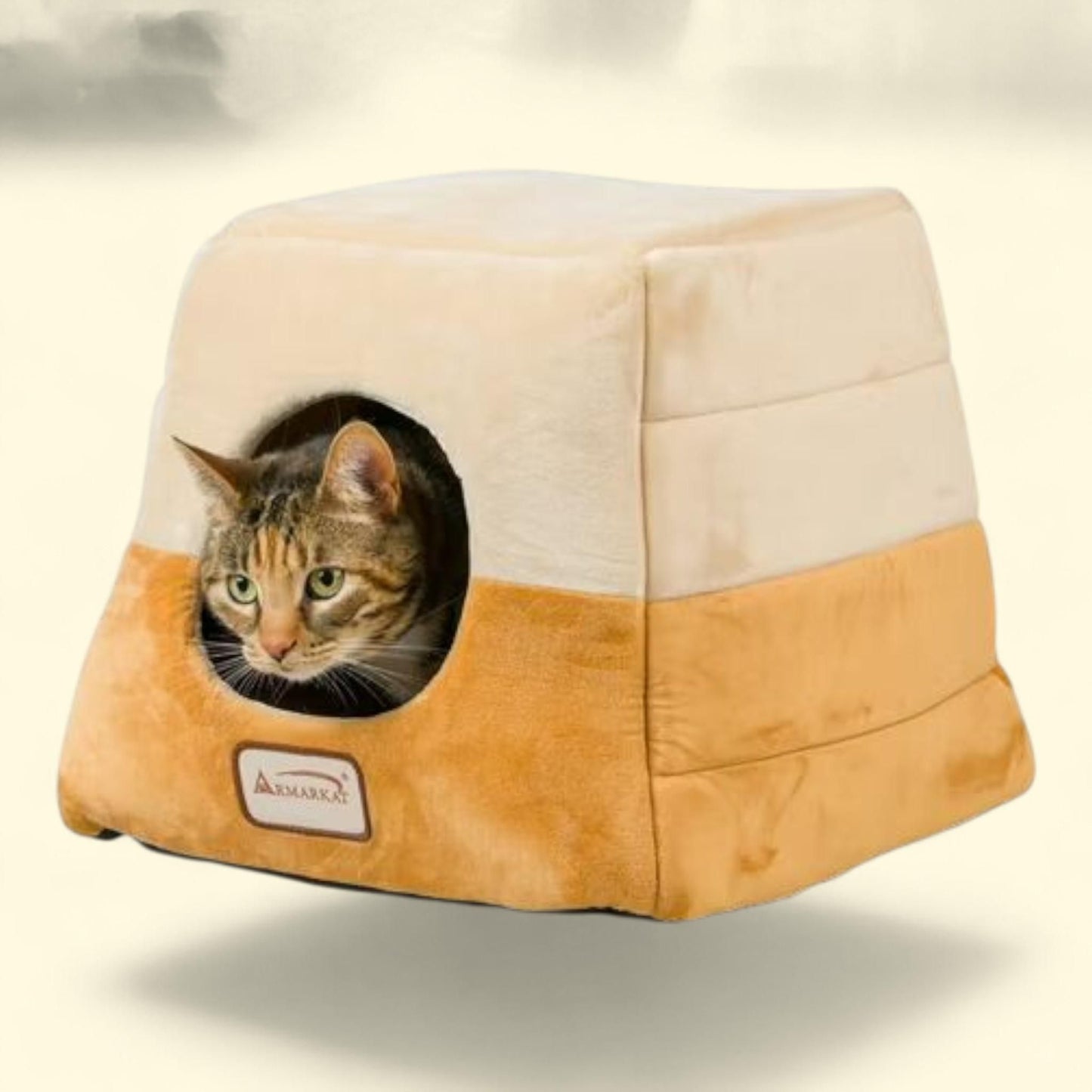 Armarkat Cat Bed, C07CZS/MH, Brown and Beige