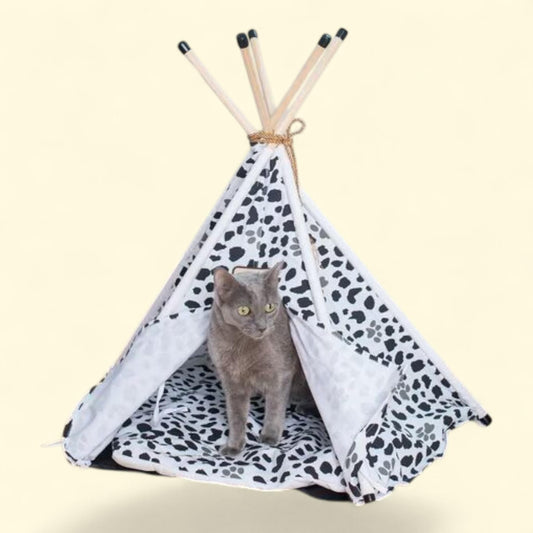 Armarkat Teepee Pet Cat Bed, Multicolor
