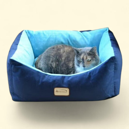 Armarkat Pet Bed 18-Inch Blue