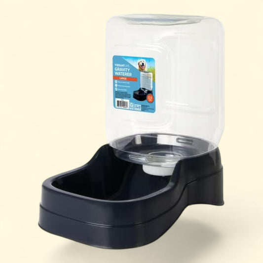 Vibrant Life Pet Waterer, Large, 2.5 Gallons