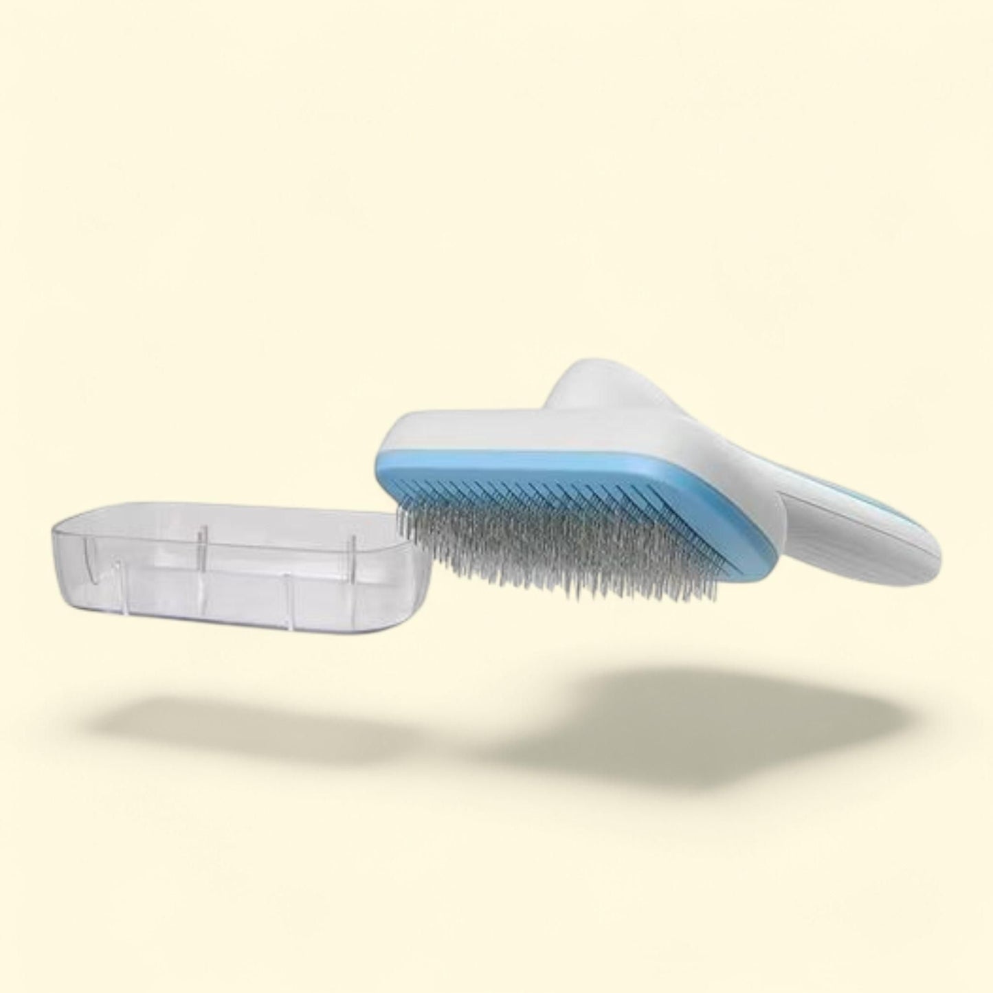 Pets First Dog & Cat Brush, Self Cleaning Slicker Brush, Easy to Clean, Small