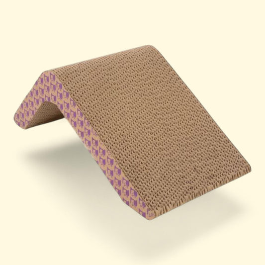 SmartyKat Scratch Ladder, Angled Corrugated Cat Scratcher,  Size: Cats & Kittens, Brown, 1 count