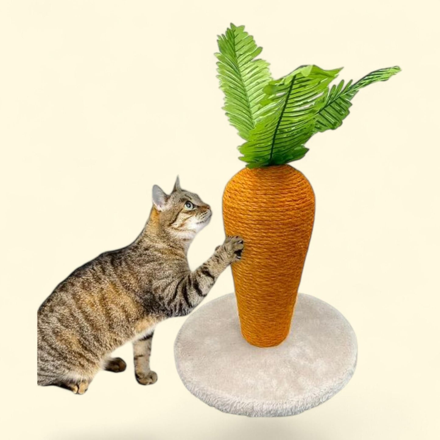 Majestic Pet Carrot Cat Scratching Post, Faux Fur and Sisal Post, Toy, 1 count