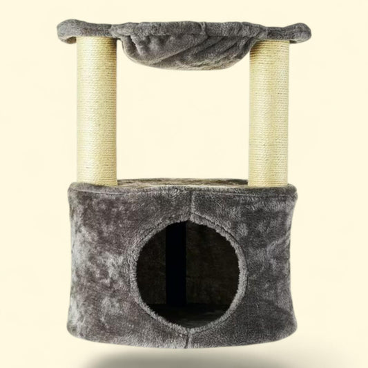 Vibrant Life Cat Condo, Medium, Gray, 20"H