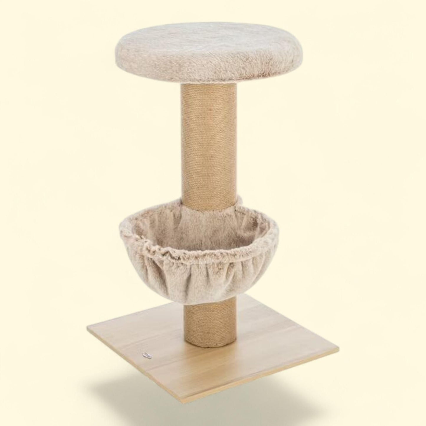 TRIXIE Cat Tree, Mauricio Sisal & Plush, 33"