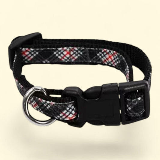 Best Furry Friends Cat Collar, Winter Plaid, One Size