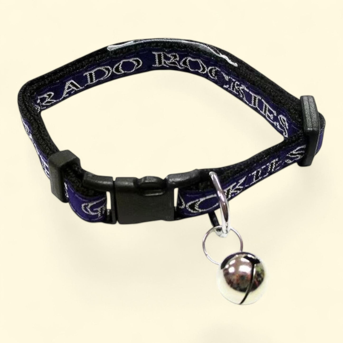 Pets First MLB Colorado Rockies Adjustable Cat Collar, Durable Nylon, 29 MLB Teams