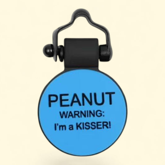 SiliDog Pet Tags, Blue Circle, 100% Silicone, 1.25x1.25