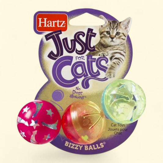 Hartz Bizzy Balls Cat Toy, 1ct