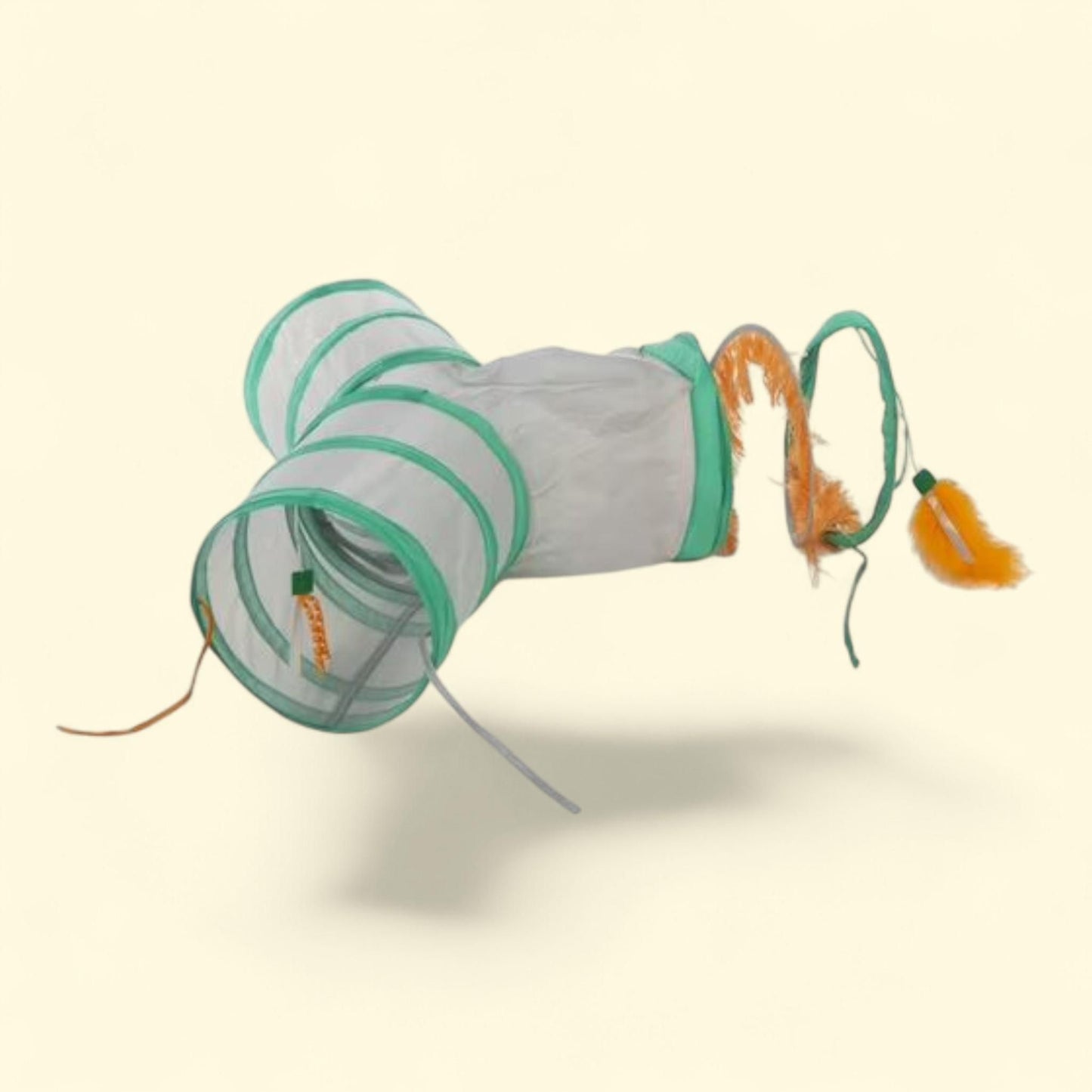 SmartyKat Fringe Frenzy Triple Tunnel Cat Toy, One Size