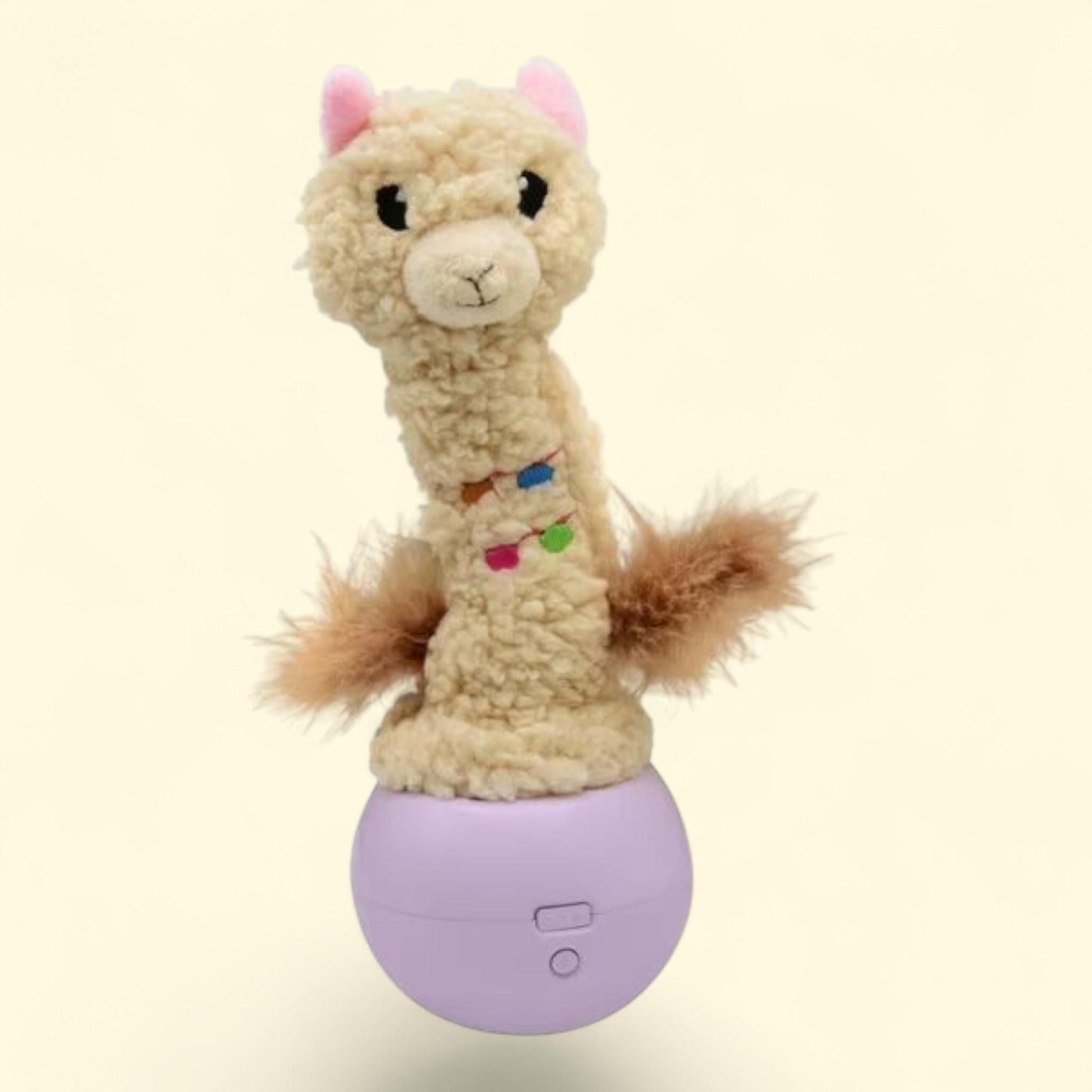 Catstages Electronic Dancing Llama Interactive Cat Toy, White, Battery Powered, Plush, 1 count