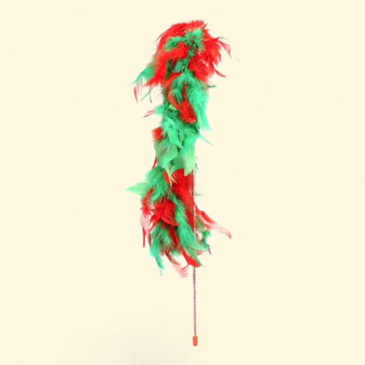 Pet Park Blvd Elaborate Teaser, Cat Toy, Flexible, Green/Red, 1 count