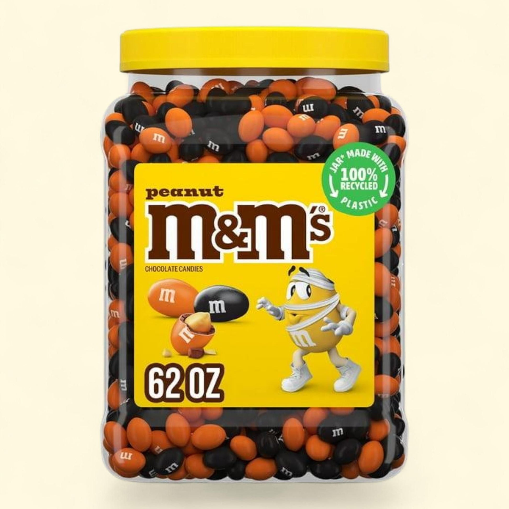 M&M'S Peanut Milk Chocolate Candy, 62 oz. — authentic US product shipped worldwide by Treatspree