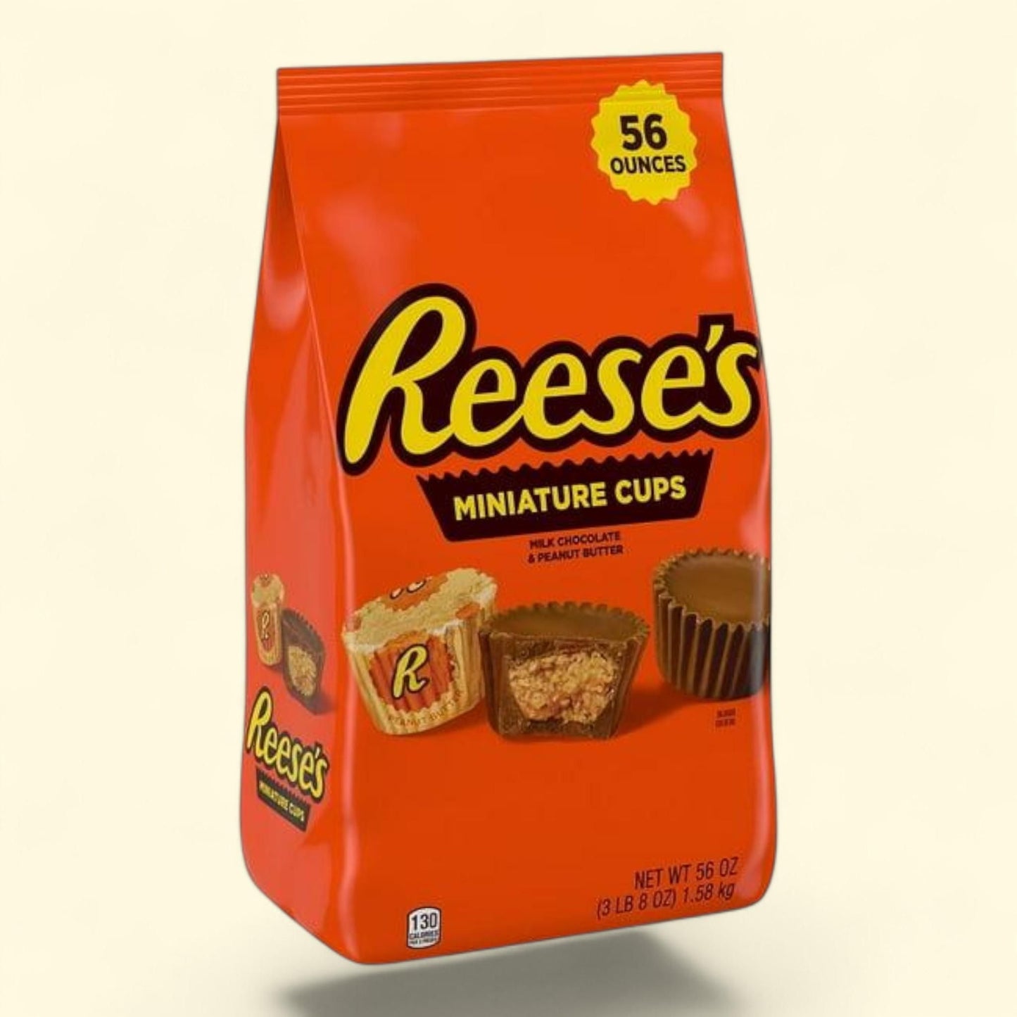 Reese's Miniatures Milk Chocolate Peanut Butter Cups Candy, 56 oz. — authentic US product shipped worldwide by Treatspree