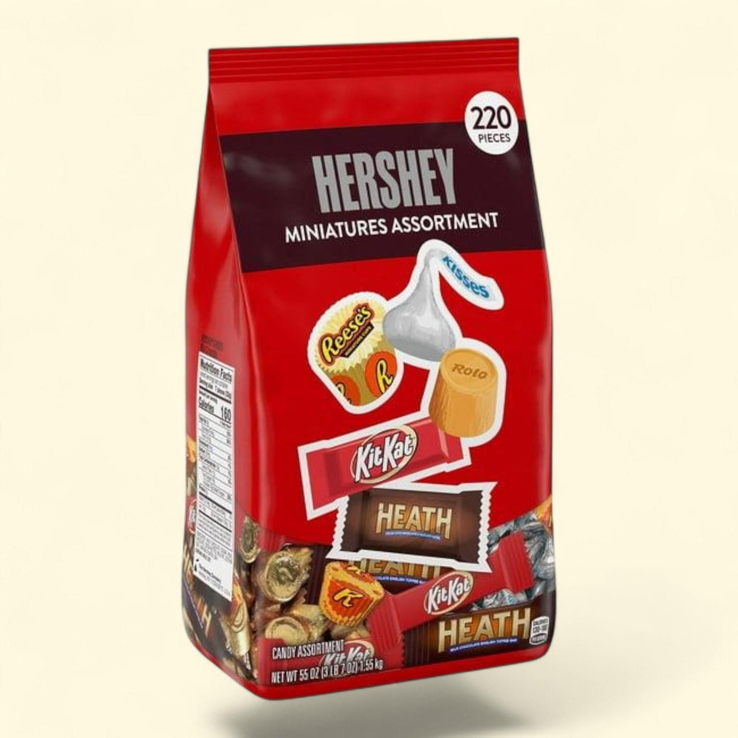 HERSHEY'S Minis Variety Pack, 220 pcs