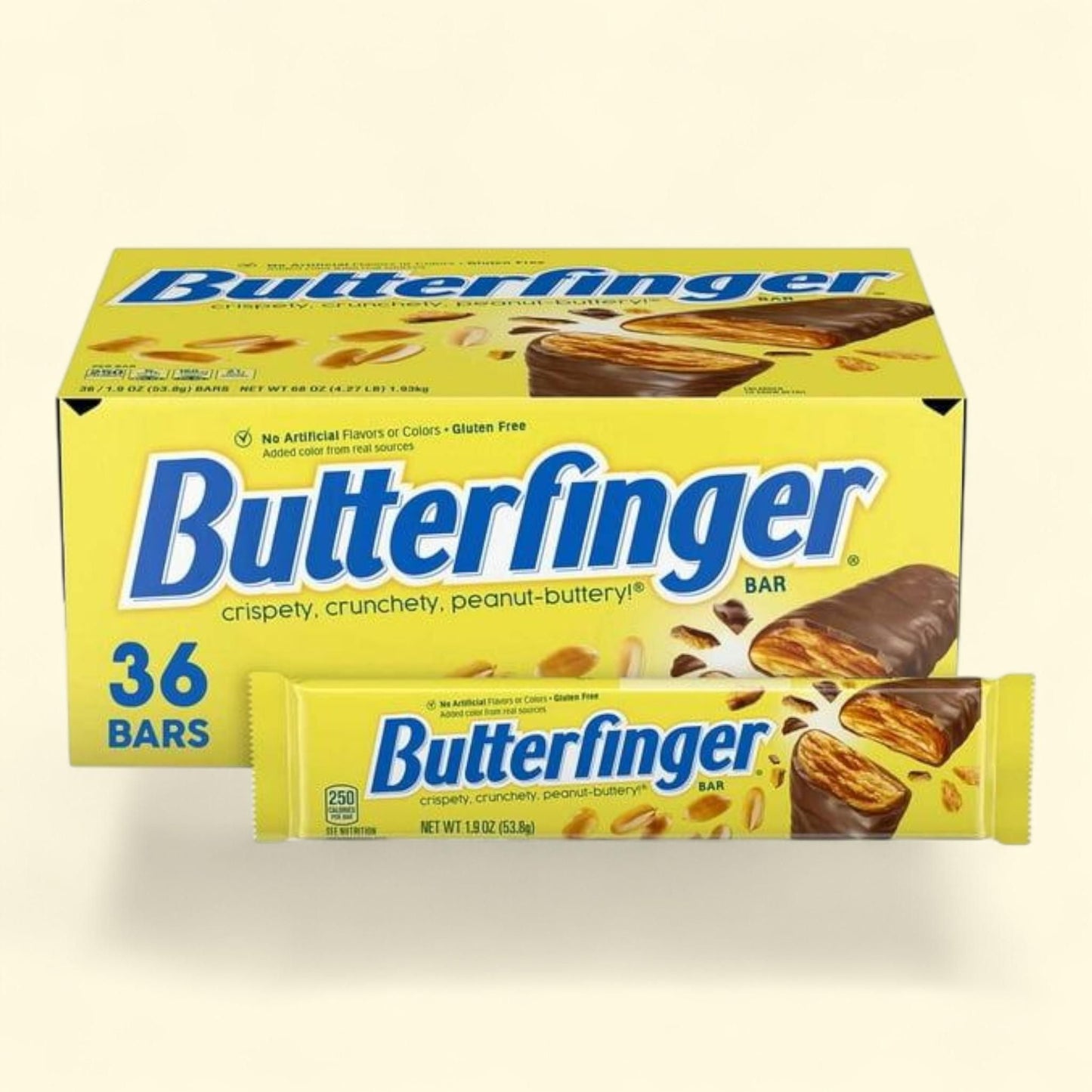 Butterfinger Candy Bars, Full Size, 1.9 oz., 36 pk.