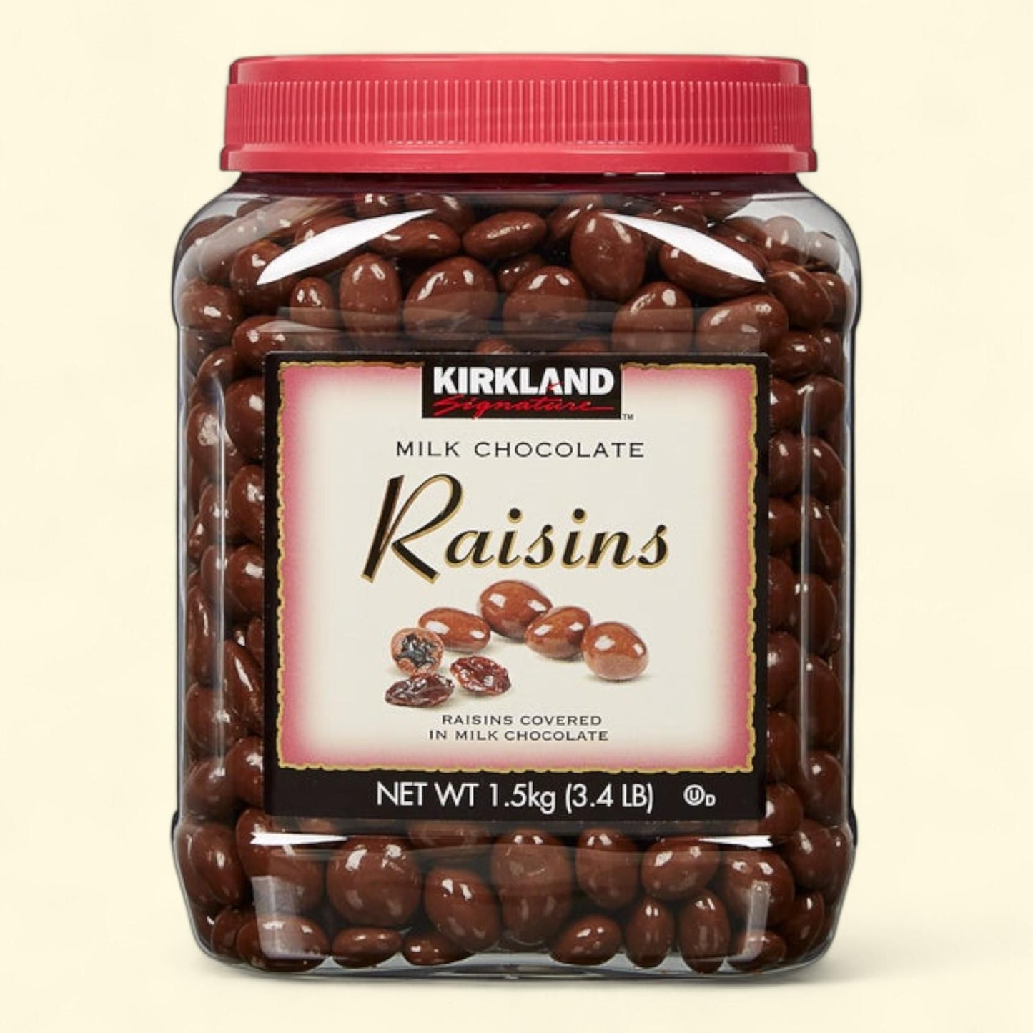 Kirkland Signature Raisins, Milk Chocolate, 3.4 lb