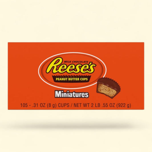 Reese's Peanut Butter Cups, Miniatures, 0.31 oz, 105-count