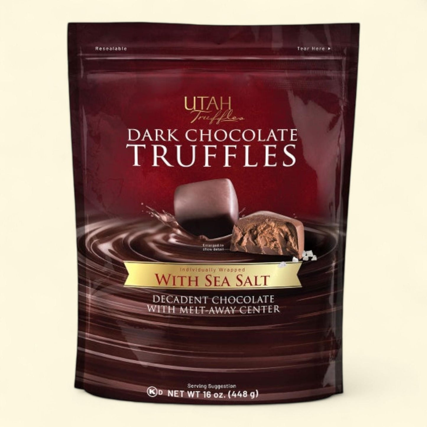Utah Truffles Dark Chocolate Truffles, 16 oz, 2-pack — authentic US product shipped worldwide by Treatspree