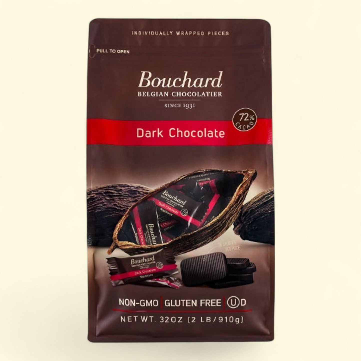 Bouchard Napolitains Dark Chocolate, 32 oz, 2-pack