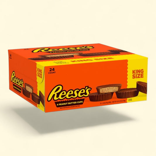 Reese's Peanut Butter Cups, King Size, 2.8 oz, 24-count