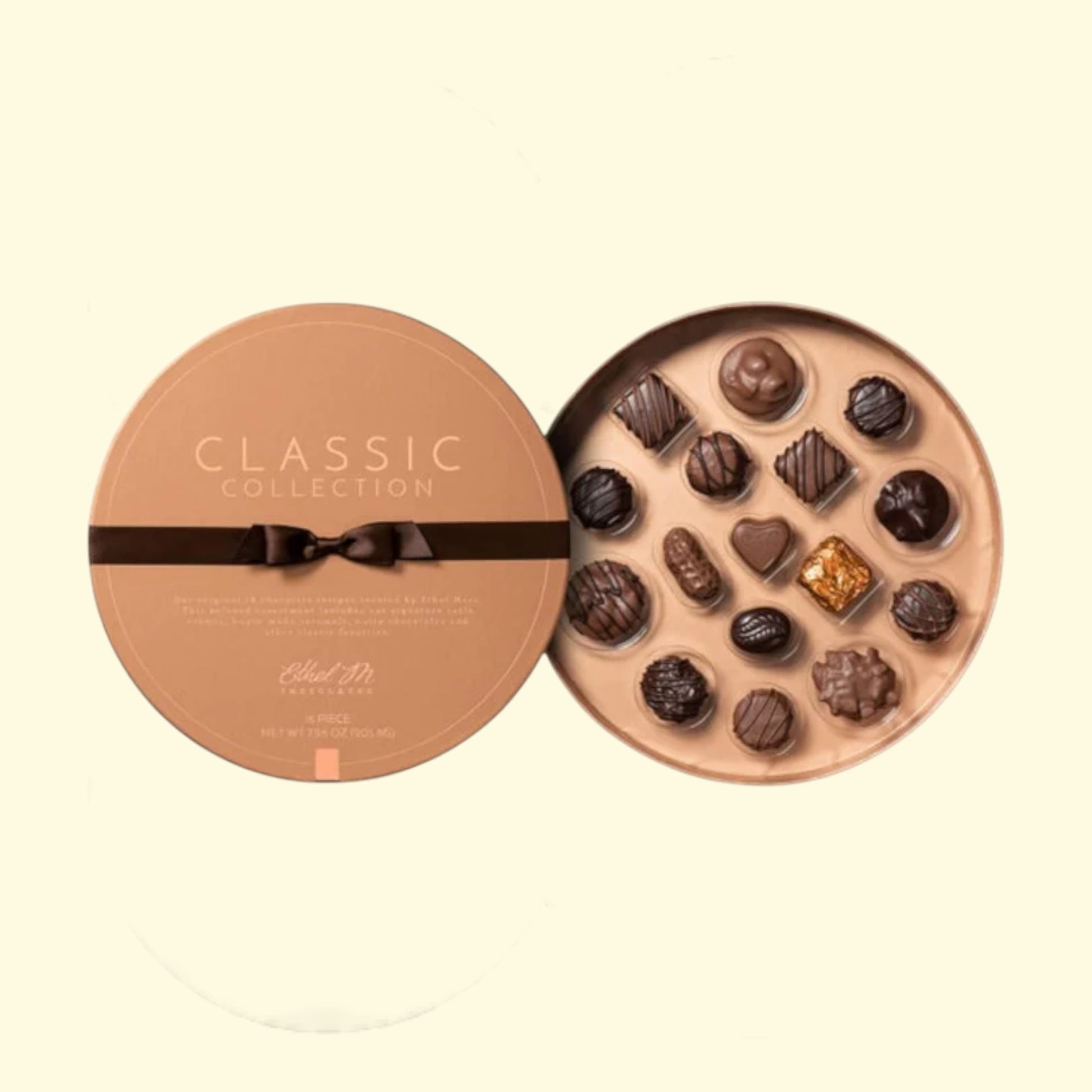 chocolate tin with 'Classic Collection'