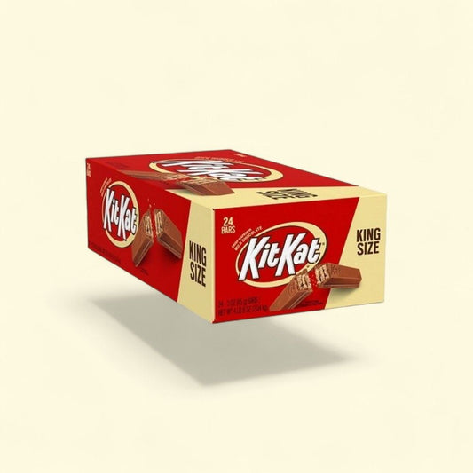 Kit Kat Milk Chocolate King Size Bars, 24 Count — authentic US product shipped worldwide by Treatspree
