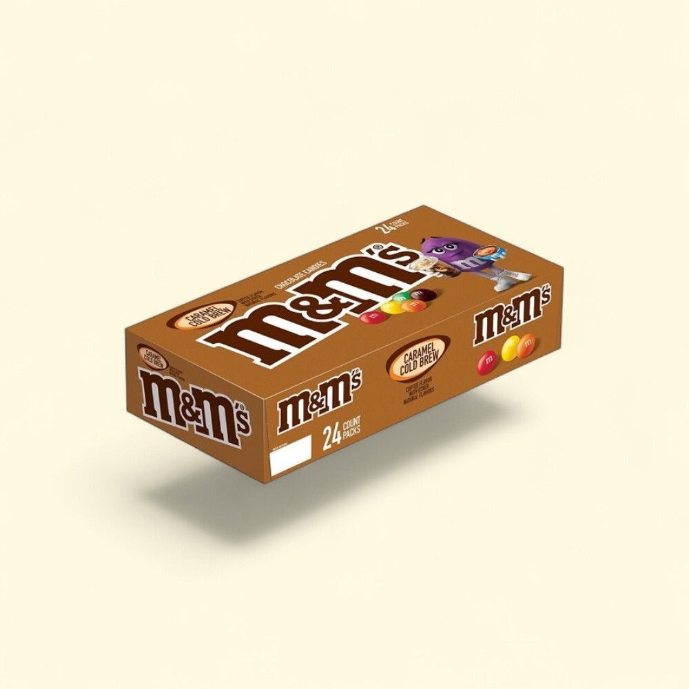 M&M's Caramel Cold Brew Chocolate Candies, 24 Count — authentic US product shipped worldwide by Treatspree
