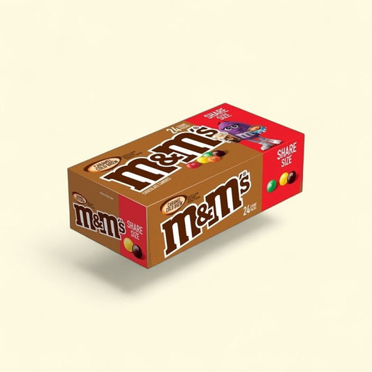 M&M's Caramel Cold Brew King Size Candies - 24 Count — authentic US product shipped worldwide by Treatspree