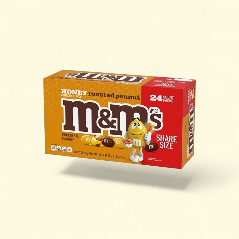 M&M's Honey Roasted Peanut Chocolate Candies — authentic US product shipped worldwide by Treatspree