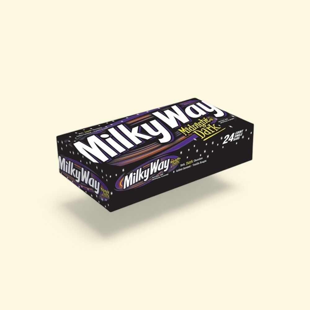 Milky Way Midnight Dark Chocolate Candy Bars, 24 Count — authentic US product shipped worldwide by Treatspree