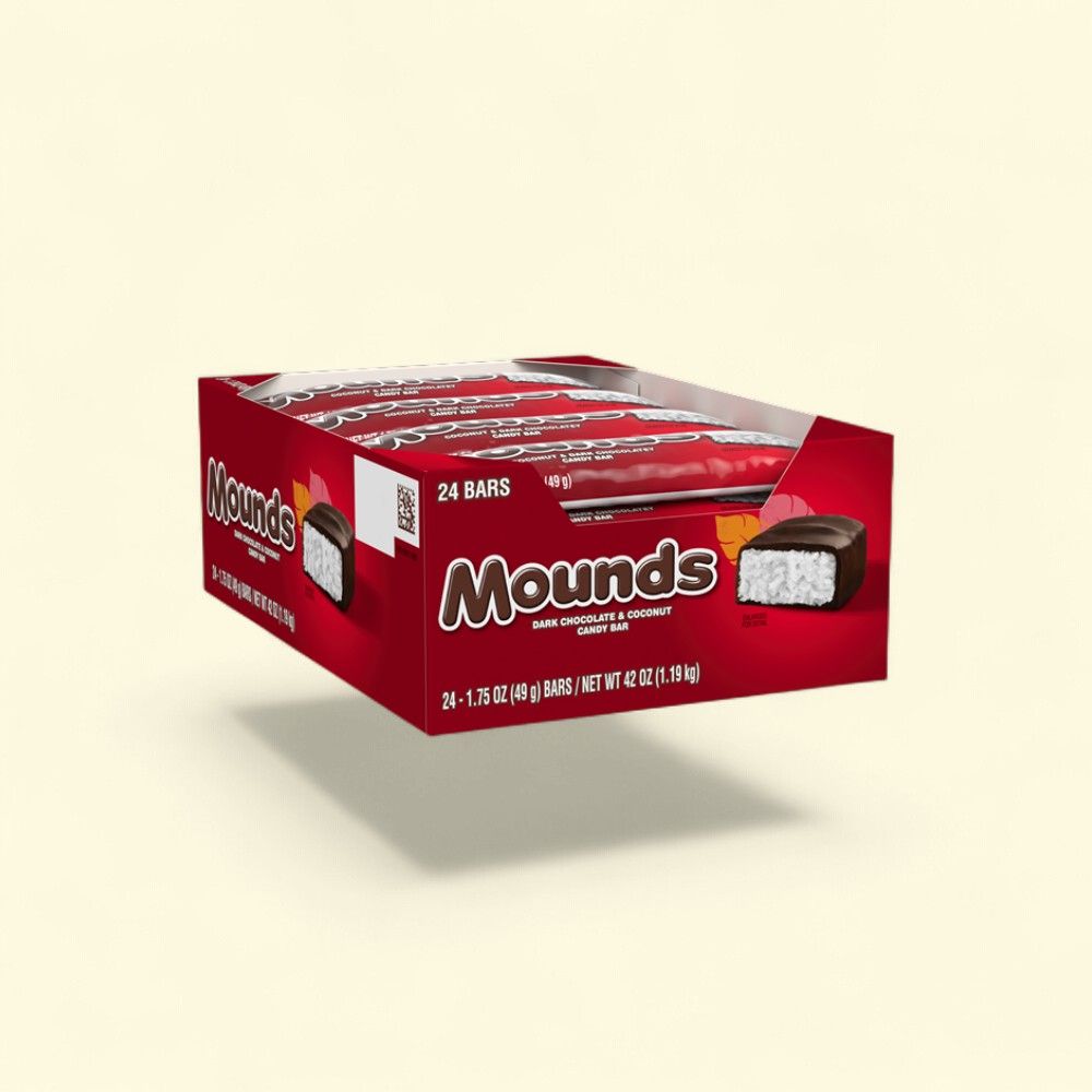 Mounds Dark Chocolate Coconut Candy Bar (24 Count) — authentic US product shipped worldwide by Treatspree
