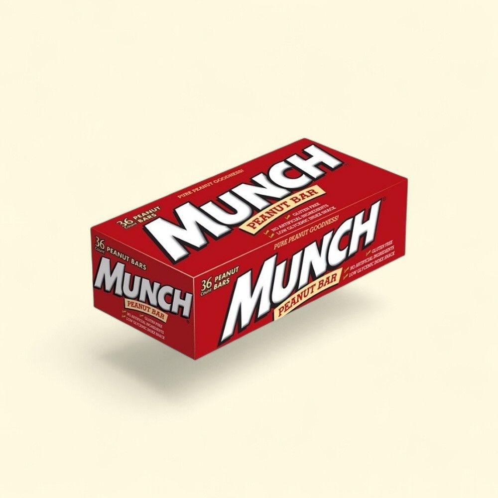 Munch Peanut Butter Nut Bars, 36 Count — authentic US product shipped worldwide by Treatspree