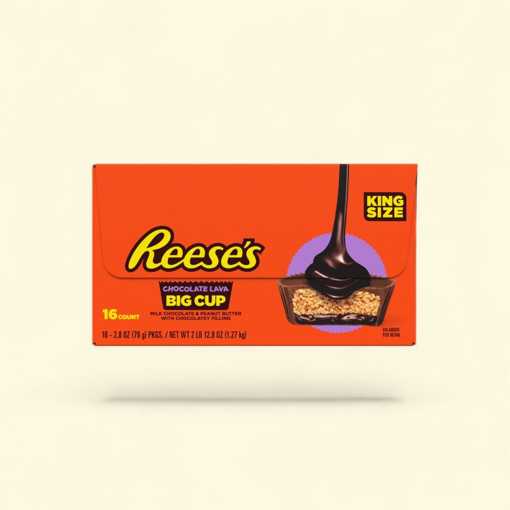 Reese's King Size Chocolate Lava Peanut Butter Cups - 16 Count — authentic US product shipped worldwide by Treatspree