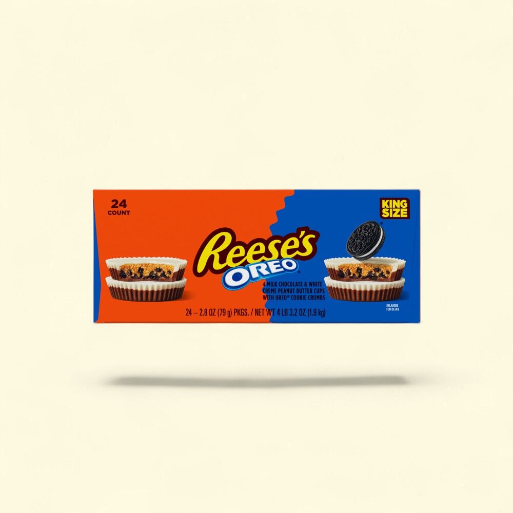 Reese's King Size Peanut Butter Cups with Oreo - 24 Pack — authentic US product shipped worldwide by Treatspree