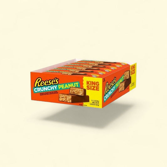 Reese's Crunchy Peanut King Size Bars, 18-Count — authentic US product shipped worldwide by Treatspree