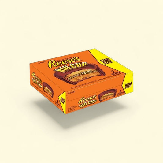 Reese's Peanut Butter Big Cups King Size 16-Count — authentic US product shipped worldwide by Treatspree