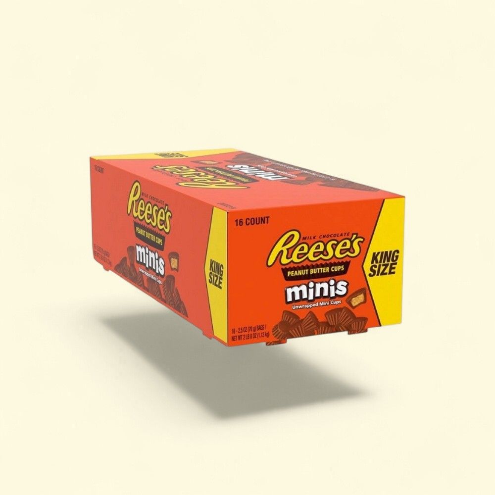 Reese's Peanut Butter Mini Cups King Size, 16 Count — authentic US product shipped worldwide by Treatspree