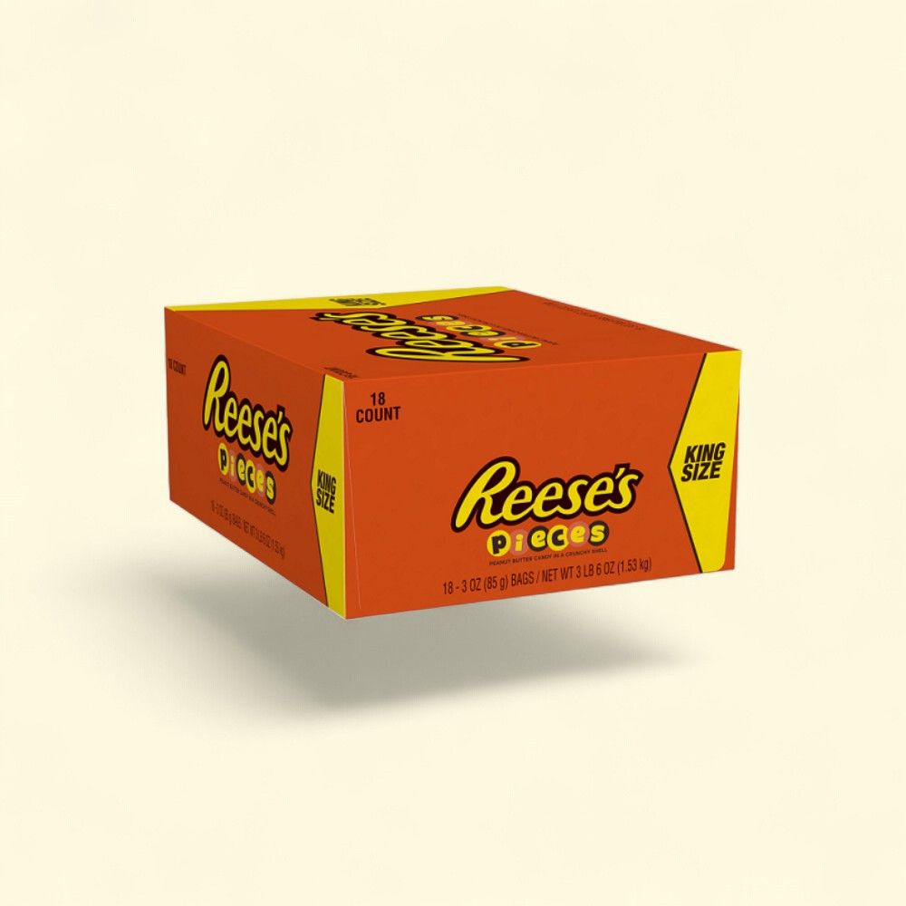 Reese's Pieces King Size Candy, 18 Count — authentic US product shipped worldwide by Treatspree