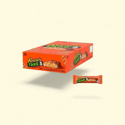 Reese's Take 5 Candy Bars - 18 Count — authentic US product shipped worldwide by Treatspree