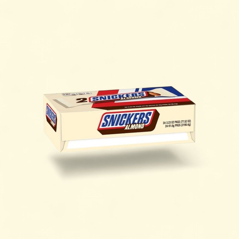 Snickers Almond King Size Chocolate Bars (24 Count) — authentic US product shipped worldwide by Treatspree
