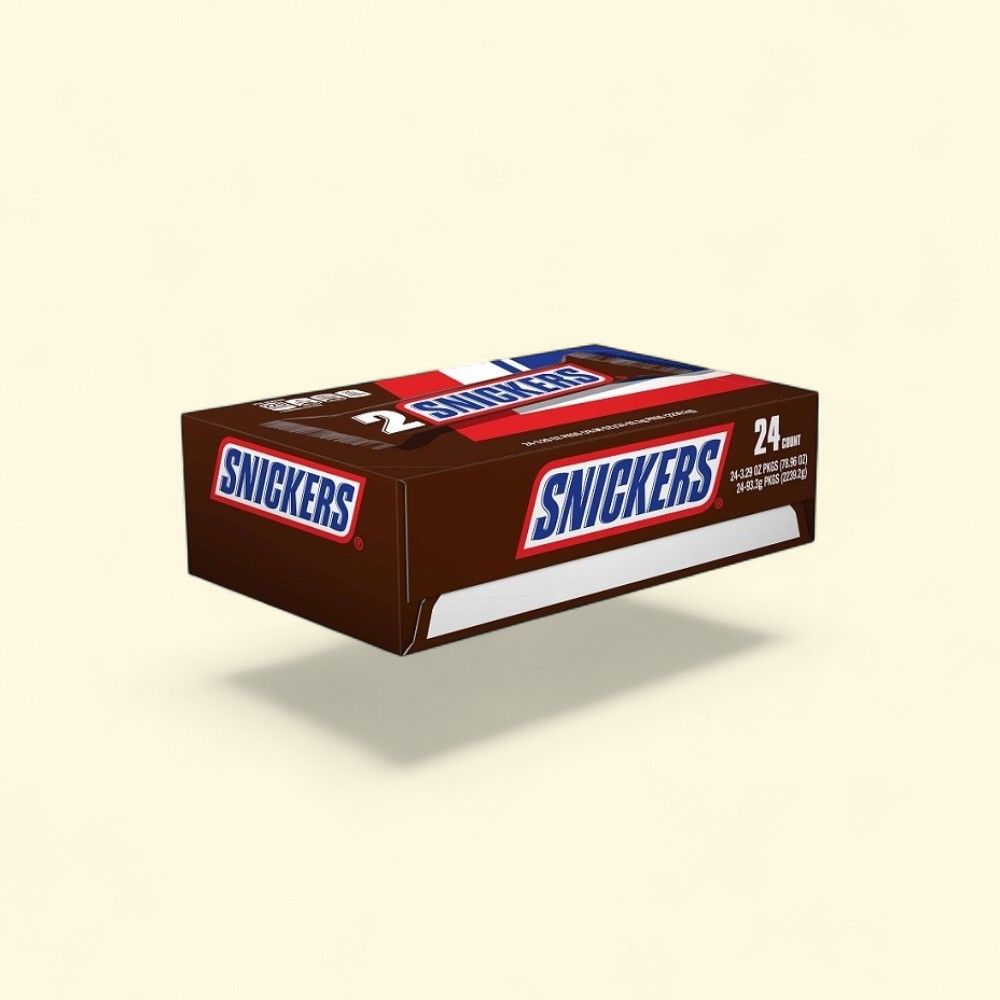 Snickers King Size Chocolate Bar 24-Pack — authentic US product shipped worldwide by Treatspree