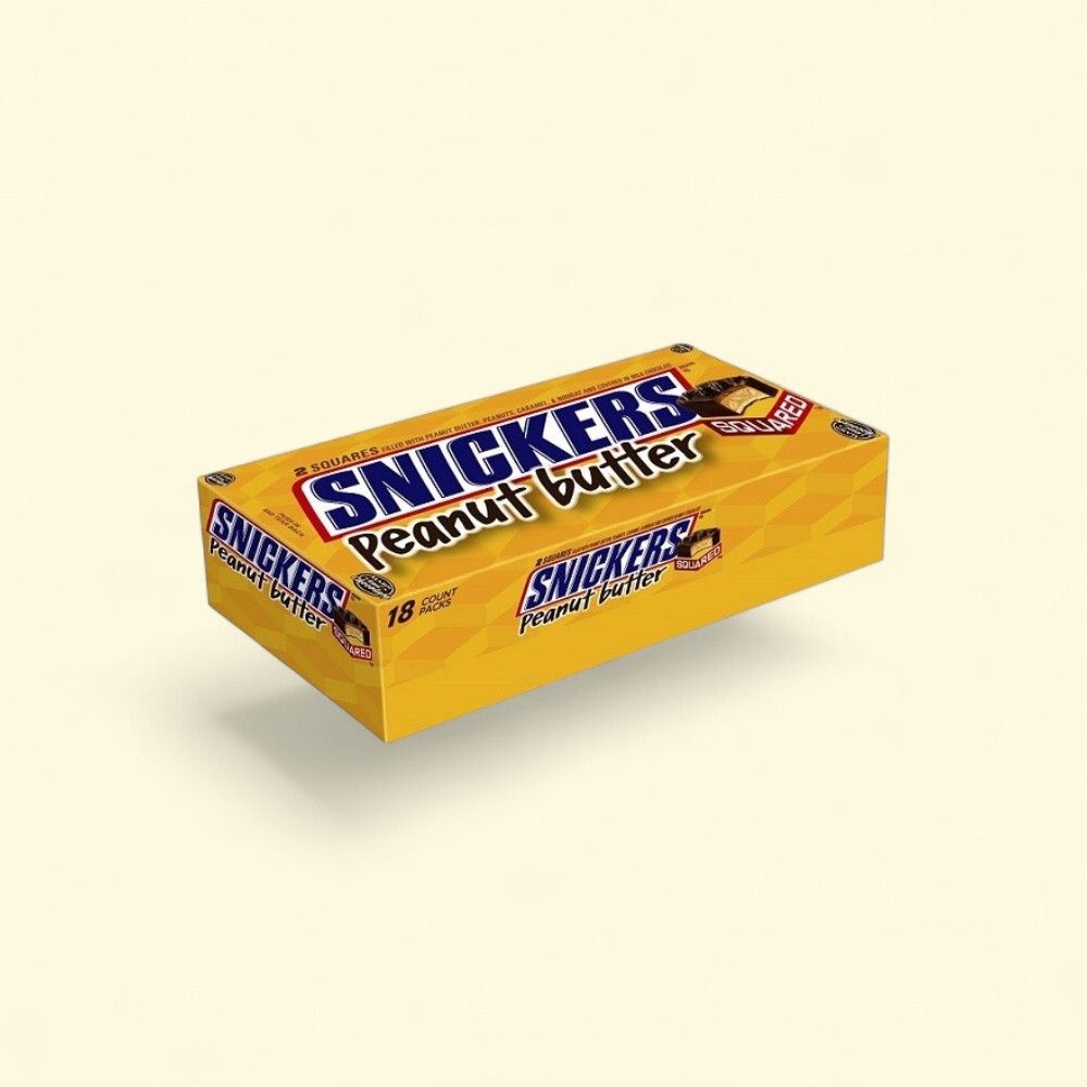 Snickers Peanut Butter Squared Candy Bar (18 Count) — authentic US product shipped worldwide by Treatspree