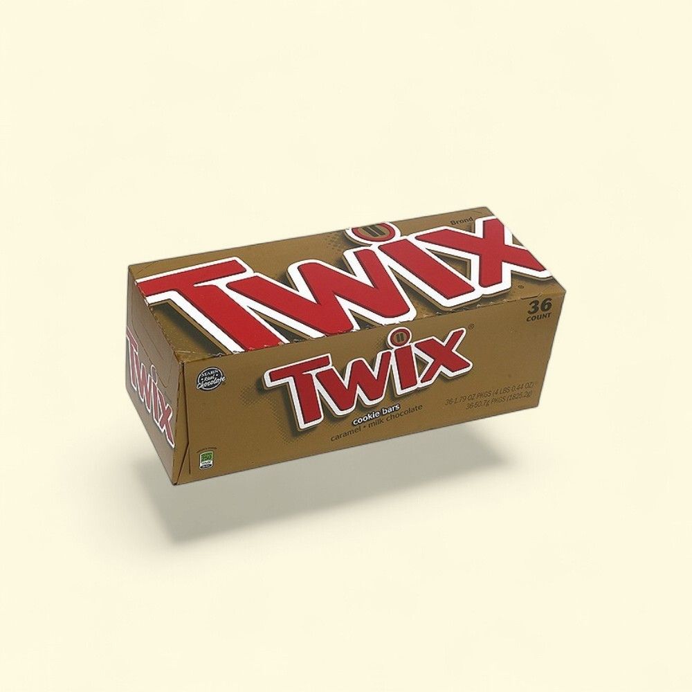 Twix Caramel Chocolate Bar Singles - 36 Count Box — authentic US product shipped worldwide by Treatspree