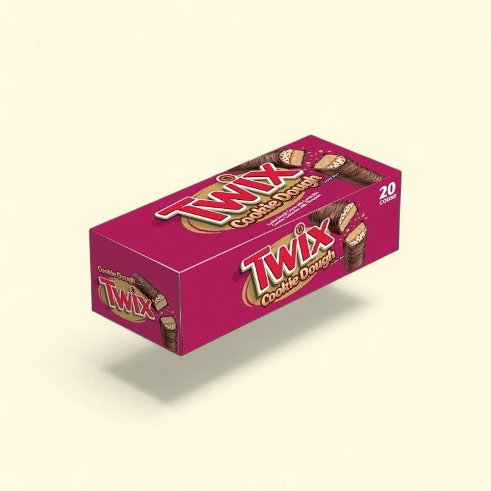 TWIX Cookie Dough Chocolate Candy Bars, 20-Count Pack — authentic US product shipped worldwide by Treatspree