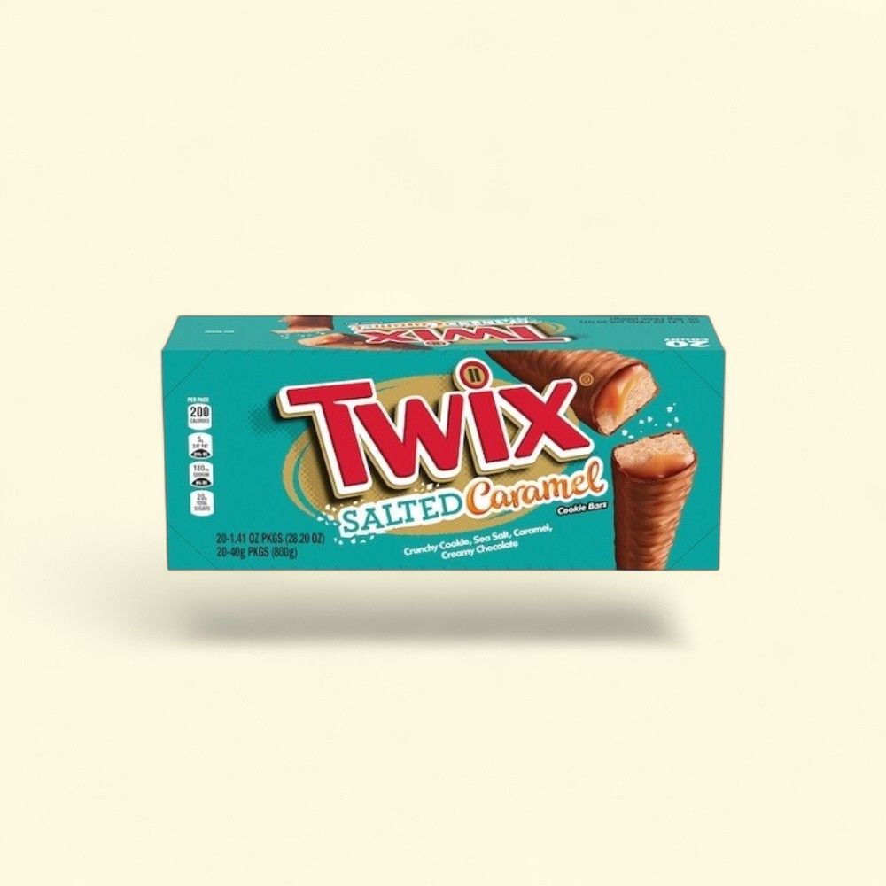 Twix Salted Caramel Chocolate Bar, 20 Count — authentic US product shipped worldwide by Treatspree